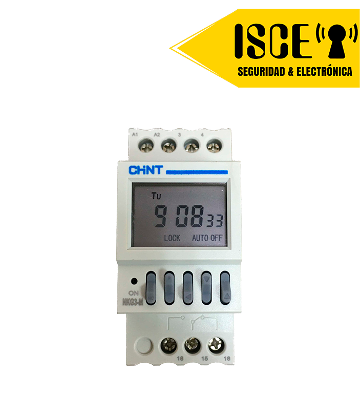 CHINT RELE HORARIO DIARIO 220VAC 8NA/8NC