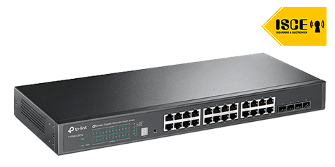 TP-LINK SWITCH ADMIN L2 24P GIGABIT PoE + 4 SFP