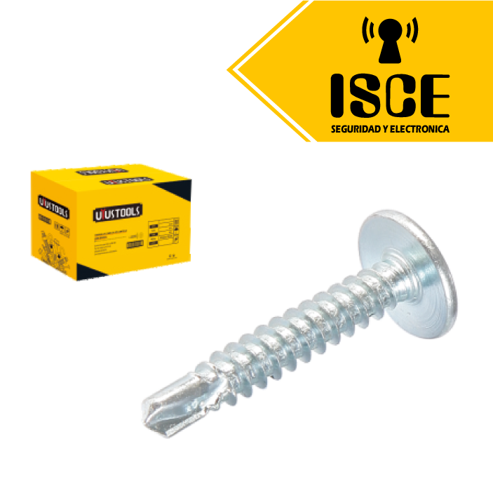 UYUSTOOLS TORNILLO CABEZA DE LENTEJA CON BROCA 6X3/4&quot;