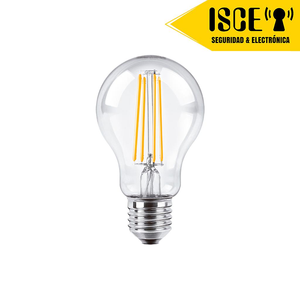 MACROLED BOMBILLA LED A60 FILAMENTO 8W E27 AC180-265V LUZ CALIDA 2700K