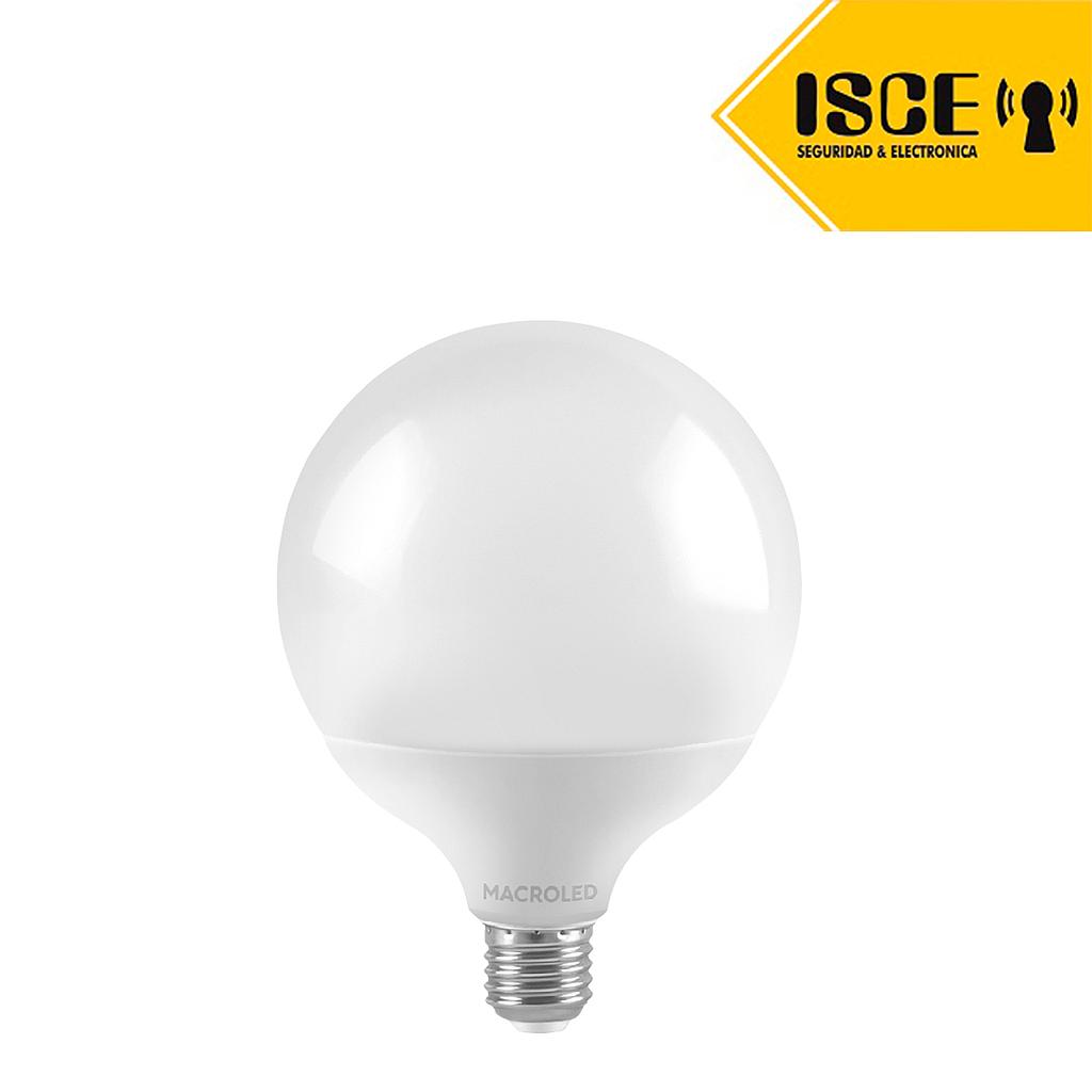 MACROLED BOMBILLA LED G120 18W E27 AC180-240V LUZ FRIA 6000K