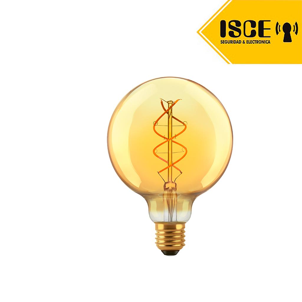 MACROLED BOMBILLA LED G125 FILAMENTO GOLDEN 5W E27 SC180-265V AMBAR 2200K