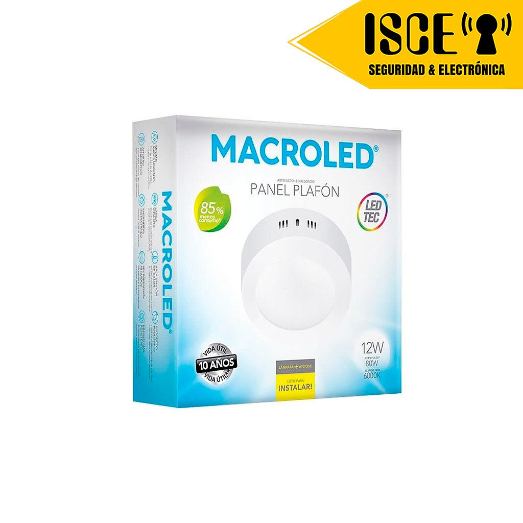 MACROLED PANEL LED CIRCULAR ADOSABLE 24W AC85-265V LUZ FRIA 6000K