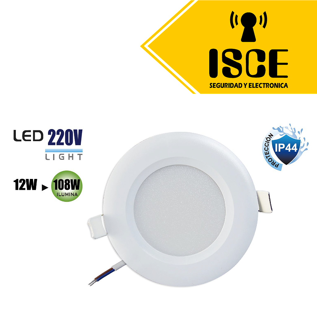 OPALUX SPOTLIGHT 12W 1080LM IP44 7000K LUZ BLNACA 120°