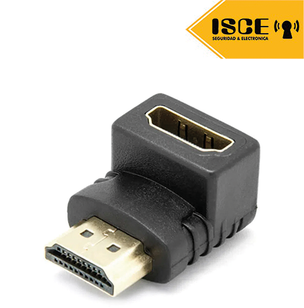 AJV ADAPTADOR CURVA L CODO HDMI 90° 