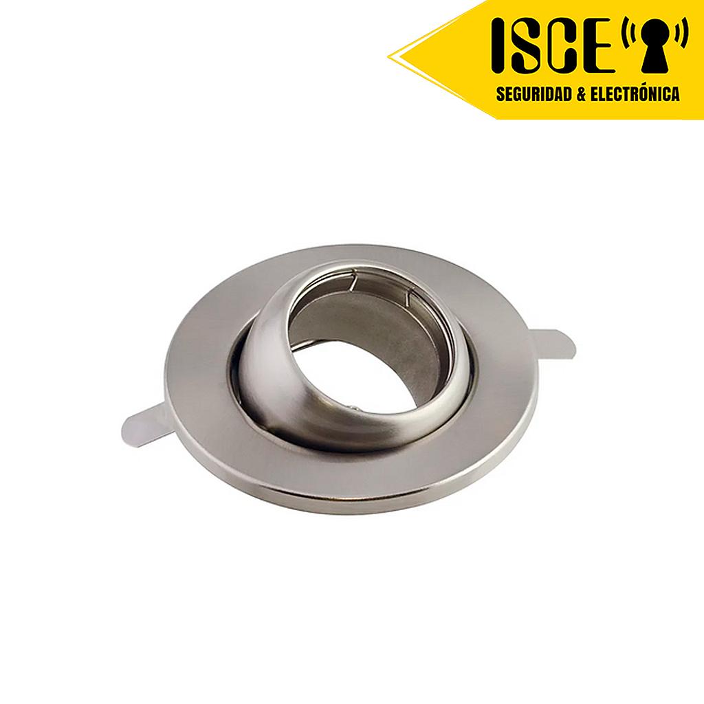 MACROLED BASE DICROICO MOVIL OJO DE BUEY PARA MR16 PLATA