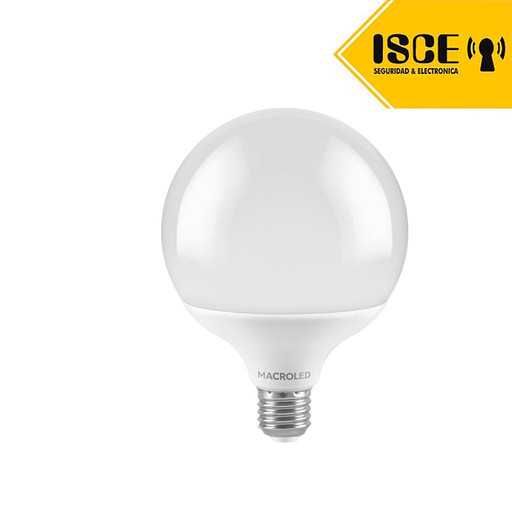 MACROLED BOMBILLA LED G120 18W E27 AC180-240V LUZ CALIDA 2700K