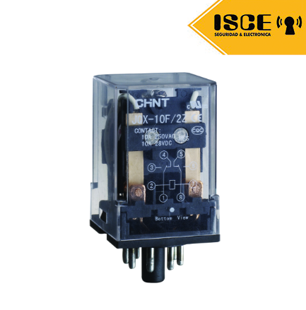 CHINT RELE DE POTENCIA 8 PINS PLUG BOB.220VAC 2NANC