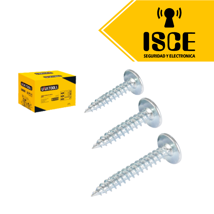 UYUSTOOLS TORNILLO CABEZA DE LENTEJA PUNTA 8 X 3/4&quot;