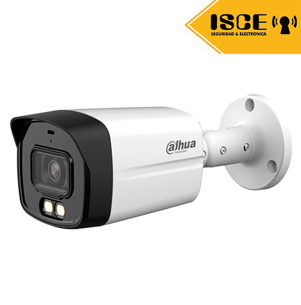 DAHUA DH-HAC-HFW1809TLMN-A-LED HDCVI TUBO 8MP FULL COLOR LED 40M C/MICRO