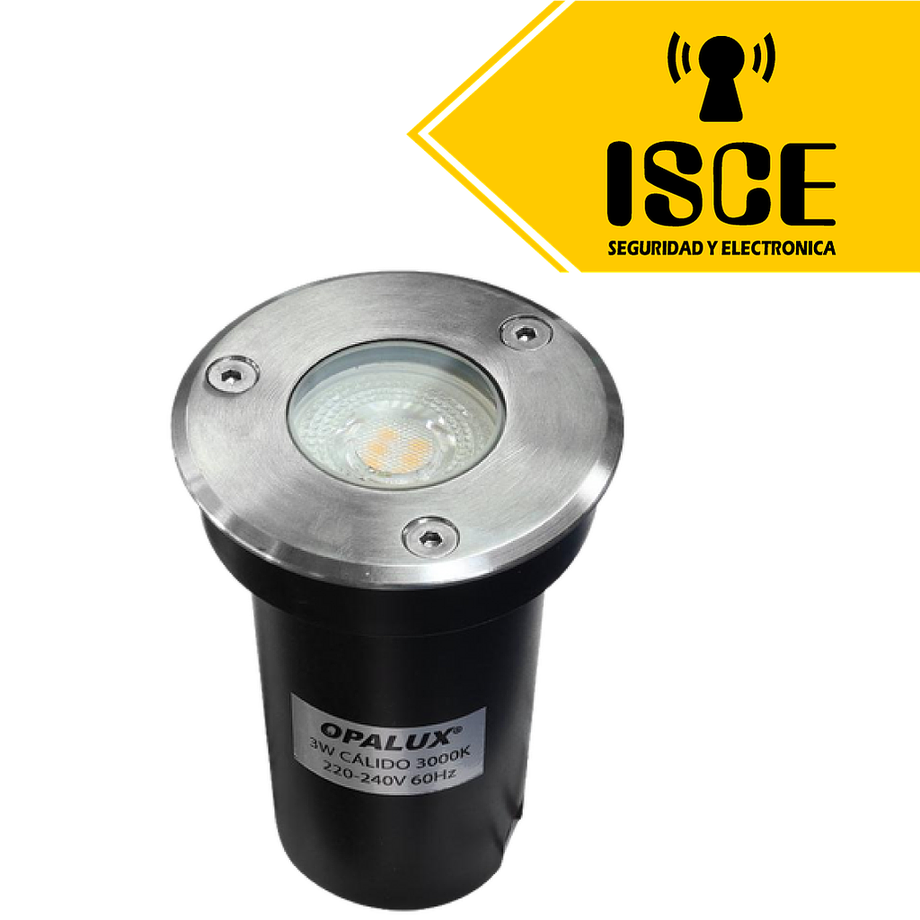 OPALUX SPOT PARA PISO GU10 REDONDO CON DICROICO