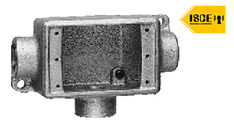 NAVIA CAJA CONDULET TIPO T 3/4&quot; FORM 35 DE ALUMINIO C/TAPA Y EMPAQUETADURA