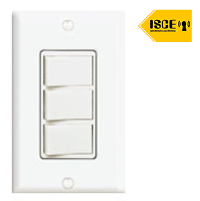 LEVITON INTERRUPTOR TRIPLE DECORA 15A 120V BLANCO