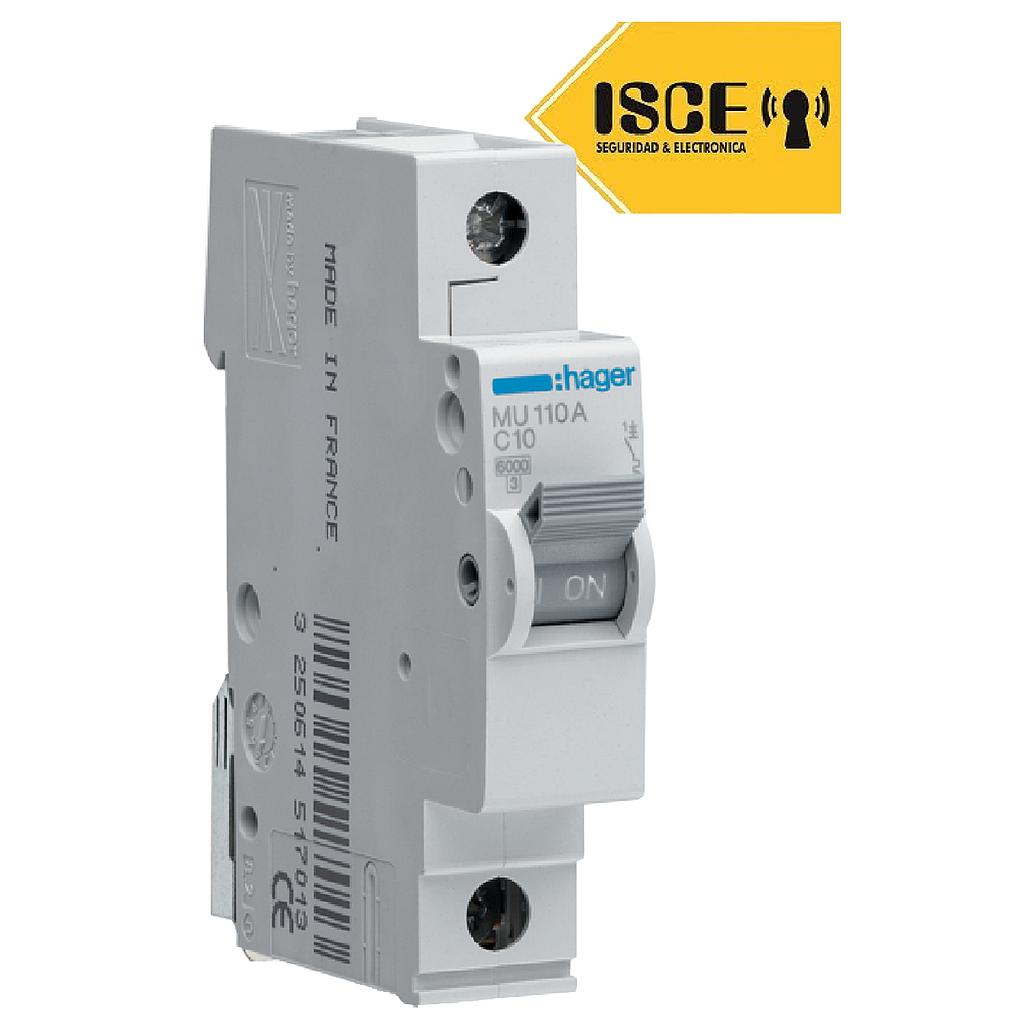 HAGER INTERRUPTOR AUTOMATICO TERMOMAGNETICO "C" 1X20 AMP 6KA/230V - IEC 60898