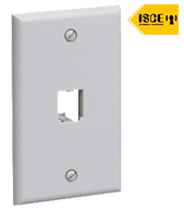 SATRA PLACA PARED ETIQUETABLE 1PTO BLANCO/MARFIL