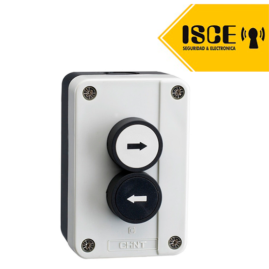 CHINT BOTON BLANCO 1NA/NEGRO 1NC SALIENTE 