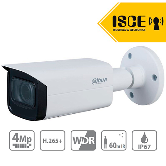 DAHUA DH-IPC-HFW2431TN-ZS CAMARA IP TUBO VARIFOCAL 4MP H.265