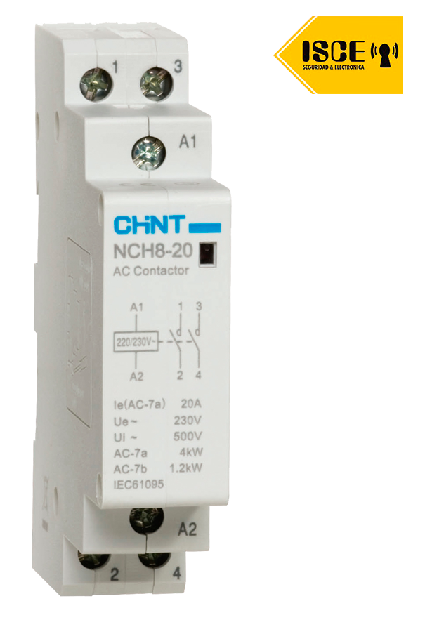 CHINT CONTACTOR MODULAR 20A 2NA 0NC 220/230V