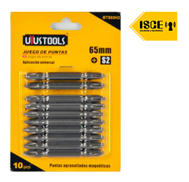 UYUSTOOLS BITS S2 65MMXPH2+PH2X10UN/SET