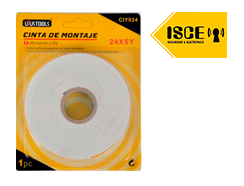 UYUSTOOLS CINTA DOBLE CONTACTO P/PEGAR 24* 5M