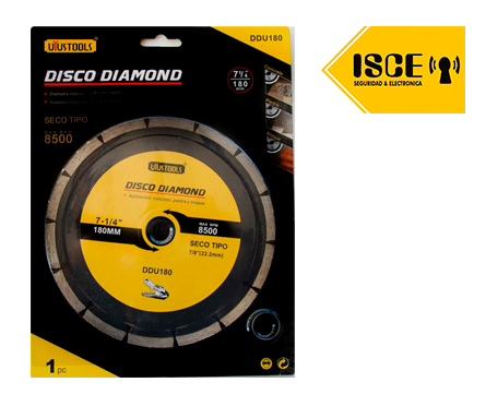 UYUSTOOLS DISCO CORTA CERAMICA 180MM 