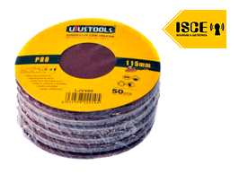 UYUSTOOLS DISCO LIJA CON VELCRO 115MM #80