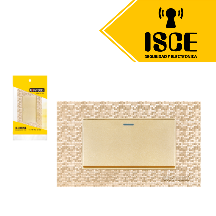 UYUSTOOLS INTERRUPTOR EMPOTRABLE SIMPLE MOSAICO