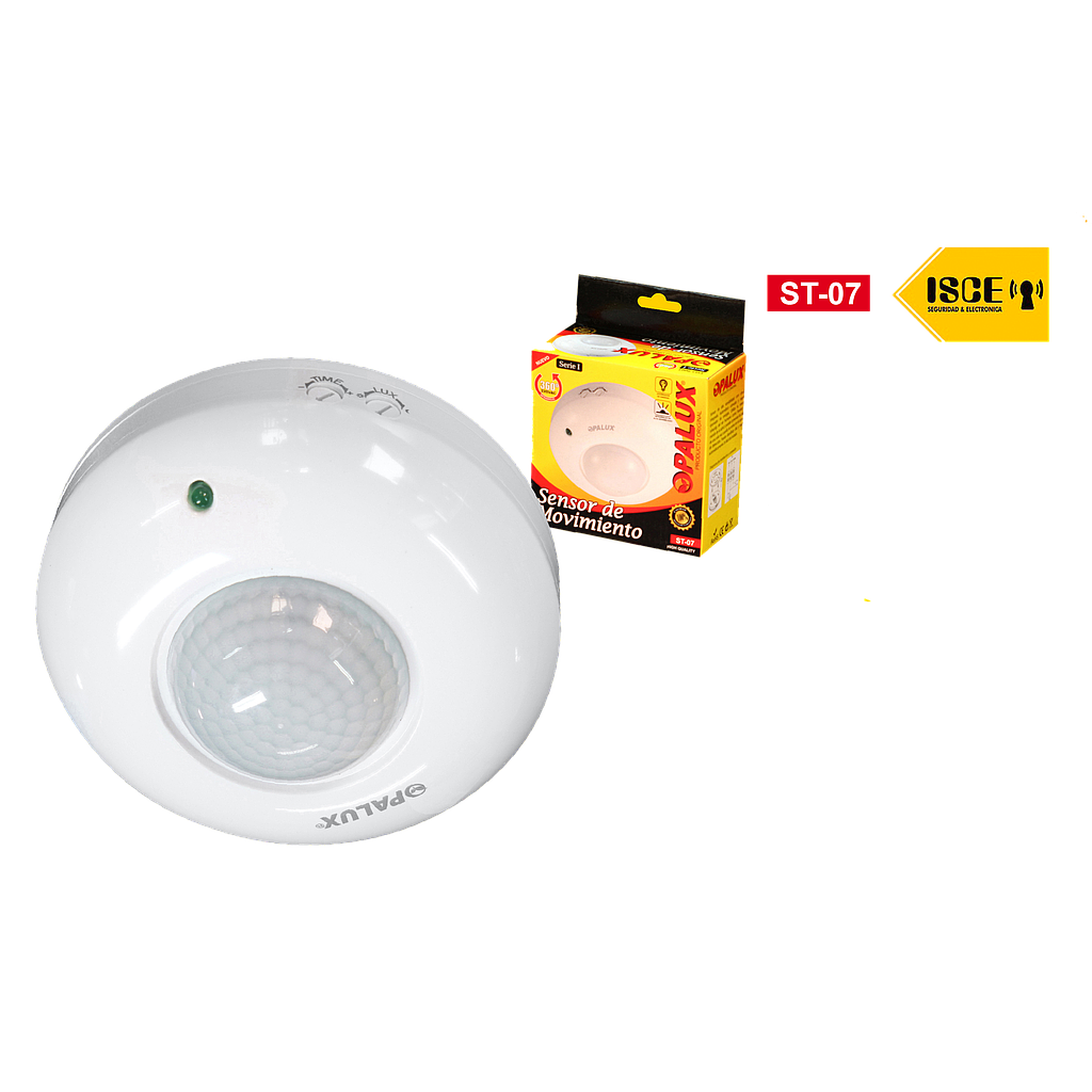 OPALUX SENSOR DE MOVIMIENTO CON TIMER Y LUX SERIE I 360