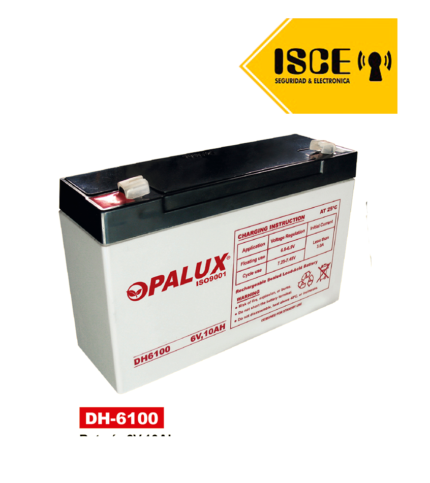 OPALUX BATERIA SECA 6V 10AH 