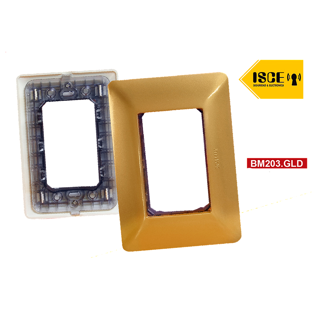 OPALUX PLACA CON SOPORTE ORO MASTER 200