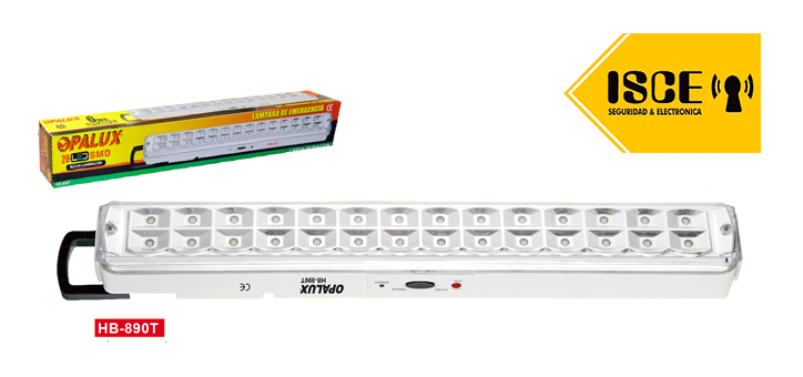 OPALUX LAMPARA DE EMERGENCIA 28 LED SMD BATERIA 6V/4AH