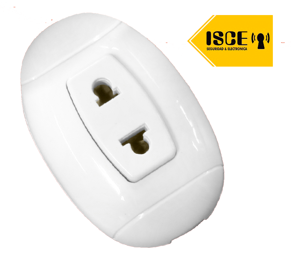 OPALUX TOMACORRIENTE UNIVERSAL OVAL BLANCO AÉREO 1 MODULO