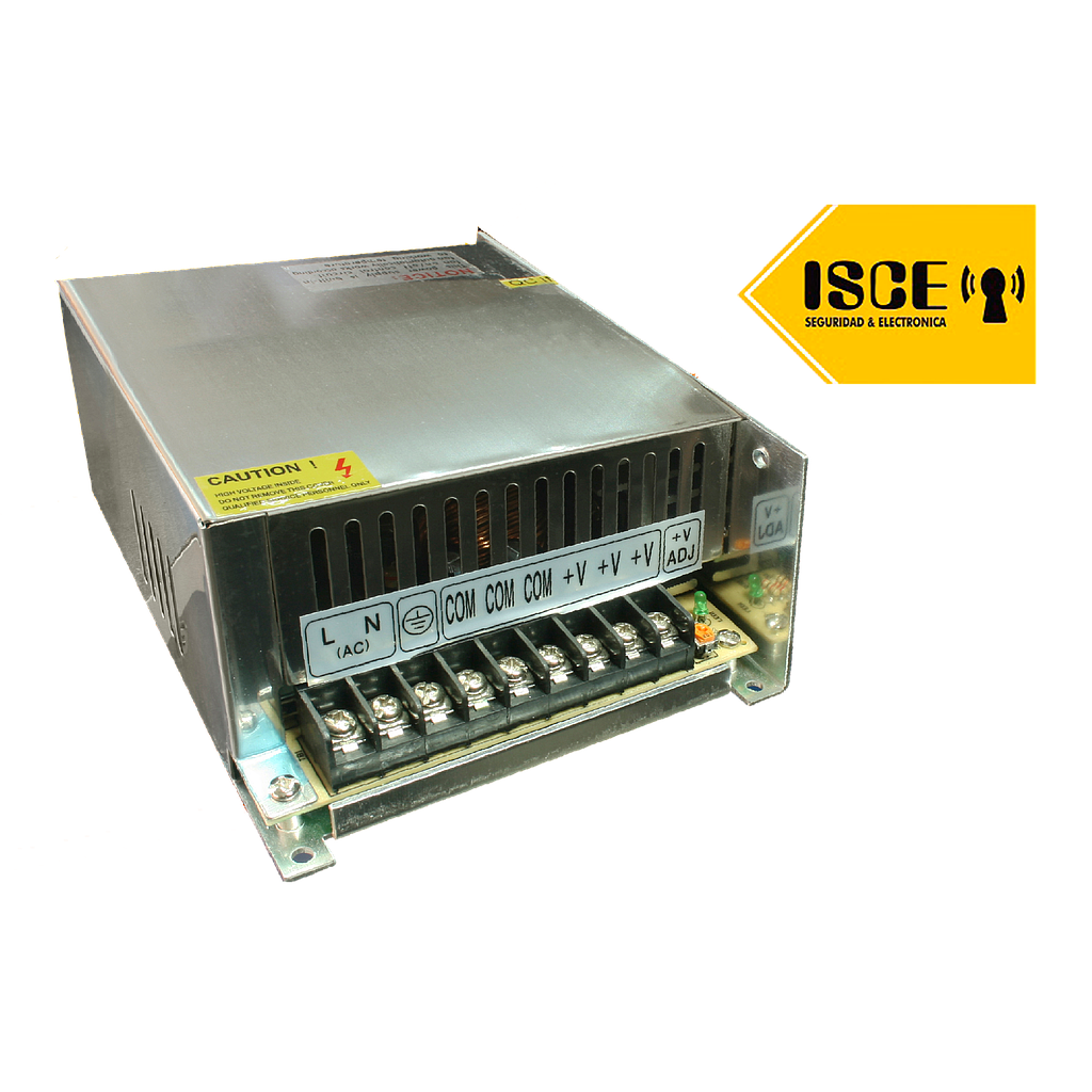 OPALUX FUENTE CARCASA DE ALUMINIO 12VDC 15 AMP