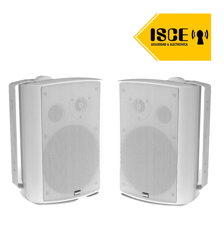 BATBLACK PARLANTE AMBIENTAL 4&quot; BLANCO 21X14X12CMS 60W C/U