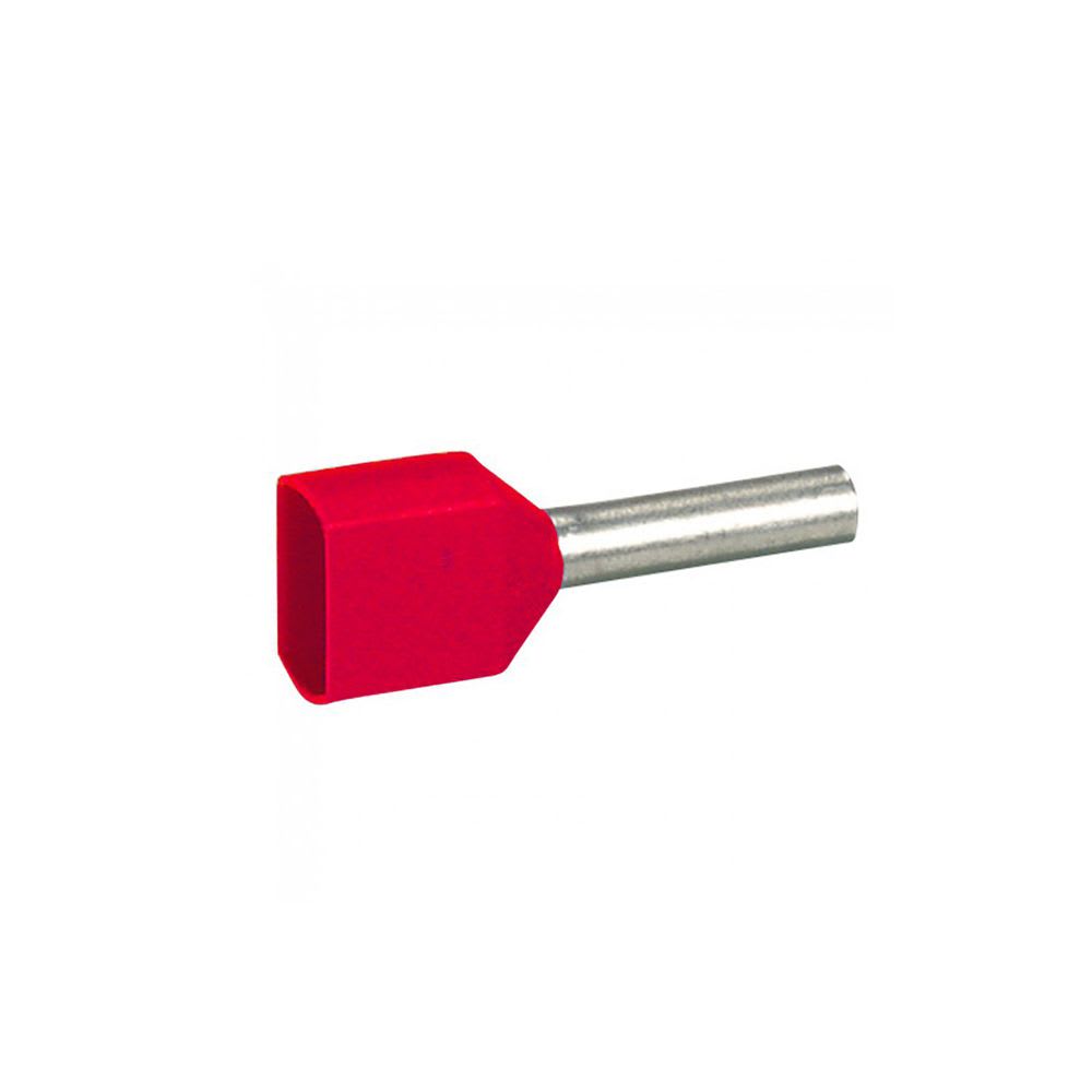 STARKER TERMINAL DOBLE SOBREMOLDEADO ROJO 2.3MM P/C 16 AWG