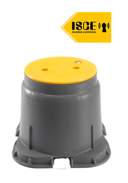 CAJA DE REGISTRO POLIPROPILENO DE PVC TAPA AMARILLA