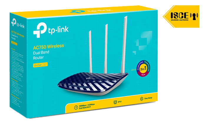 TP-LINK ROUTER AC750 DOBLE BANDA INALAMBRICO