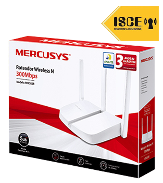 MERCUSYS ROUTER 300MBPS N 3 ANTENAS