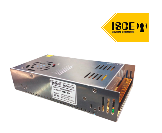ENERGIT FUENTE SWITCHING IN: 100V-240V AC OUT: 12V DC 25 AMP