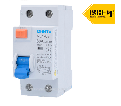 CHINT INTERRUPTOR DIFERENCIAL NL1 2P 63A 30mA 63AC TYPE 6KA