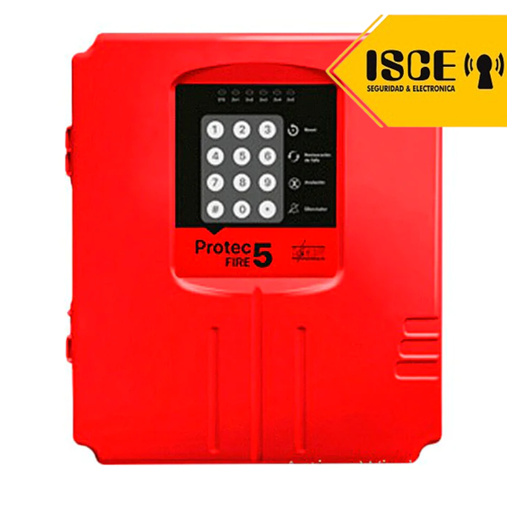 HAGROY PANEL DE ALARMA PROTEC FIRE 5 SMD/THD 220VAC