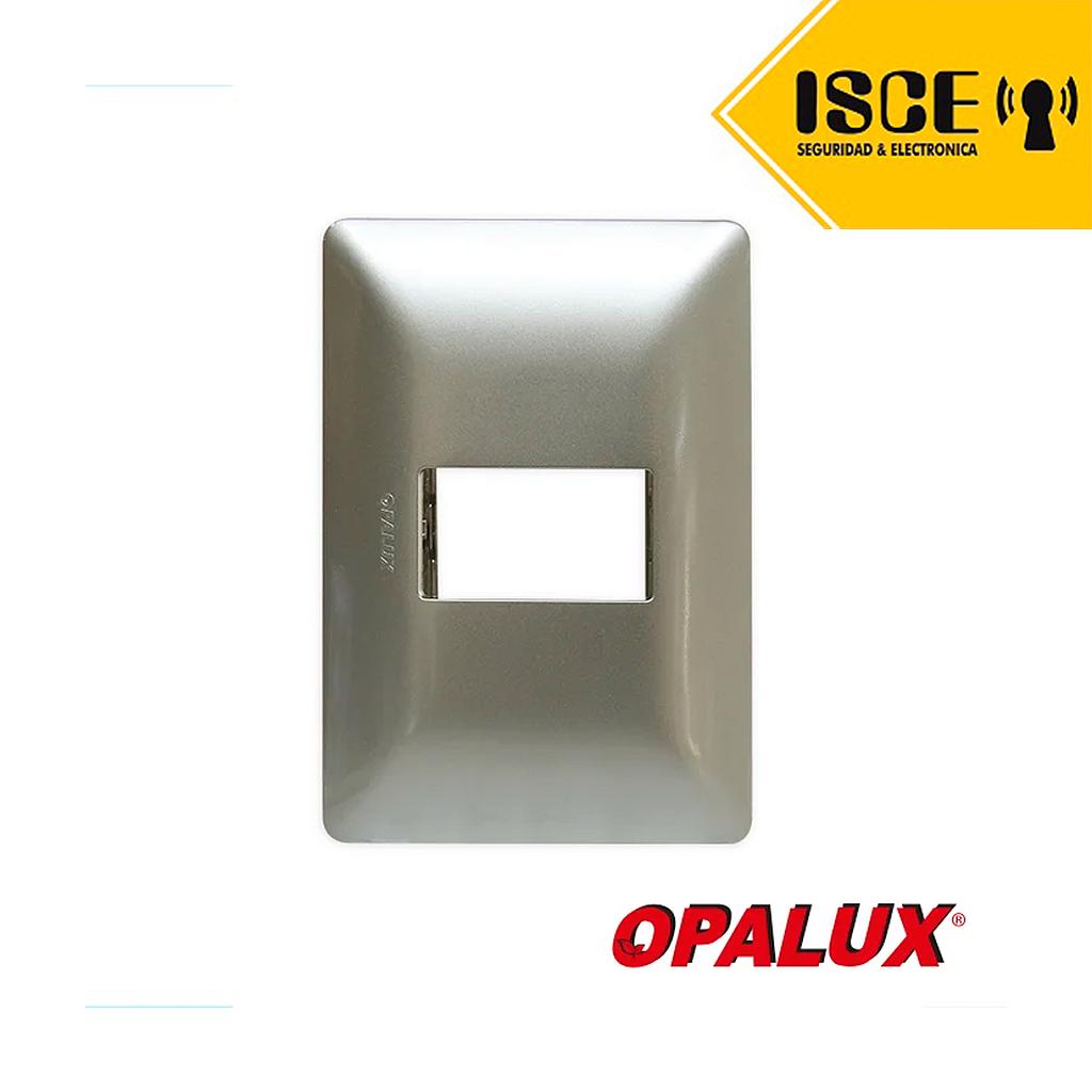 OPALUX PLACA SIMPLE CON SOPORTE COLOR SILVER MASTER 200