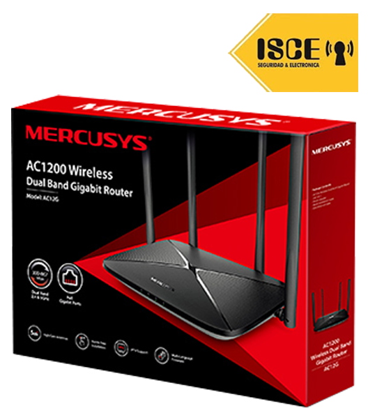 MERCUSYS ROUTER WIRELES DOBLE BANDA AC1200