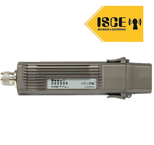 MIKROTIK RB-METAL 52 AC CONECTOR MACHO (720MHZ CPU) 64 MB RAM 2.4/5GHZ OS L4 POE ANTENA OMNIDIRECCIONAL