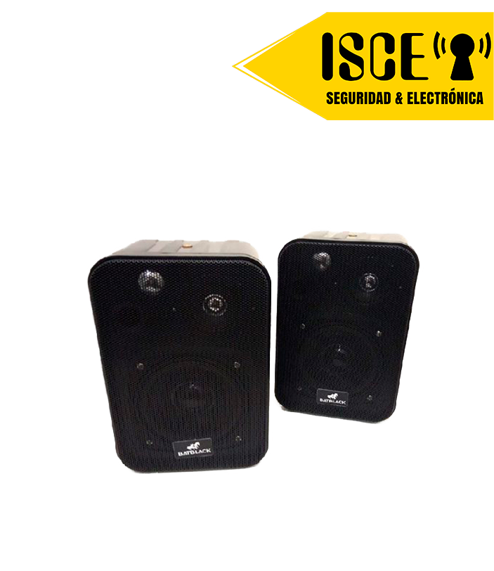 BATBLACK PARLANTE AMBIENTAL 4&quot;  8 OHMS 2 EN 1 C/TRANS 