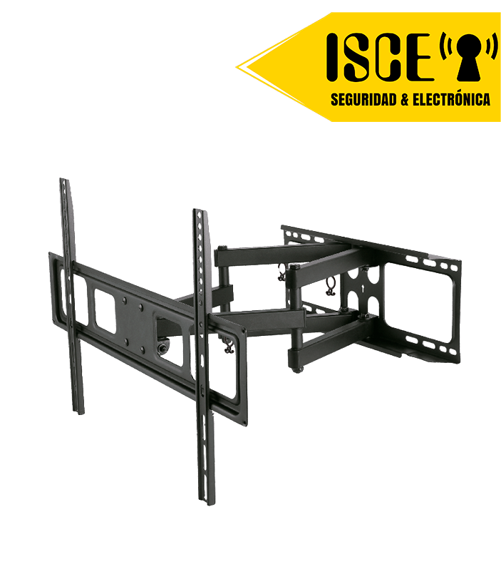 BATBLACK RACK DOBLE BRAZO DE METAL PARA TV 37&quot;-70&quot; FULL MOTION HASTA 40KG