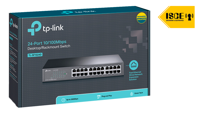 TP-LINK 10/100 SWITCH 24P ESCRITORIO METAL