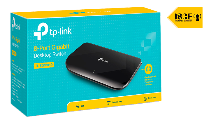 TP-LINK SWITCH 8P GIGABIT ESCRITORIO
