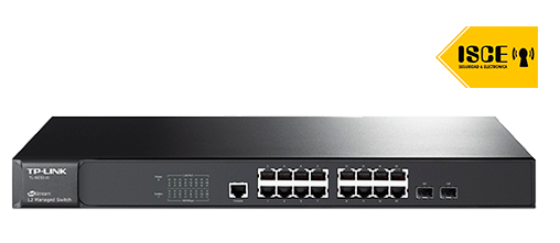TP-LINK SWITCH ADMIN L2 16P GIGABIT + 2CS SFP