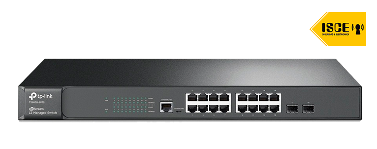TP-LINK SWITCH ADMIN L2 16P GIGABIT JETSTREAM + 2 SFP